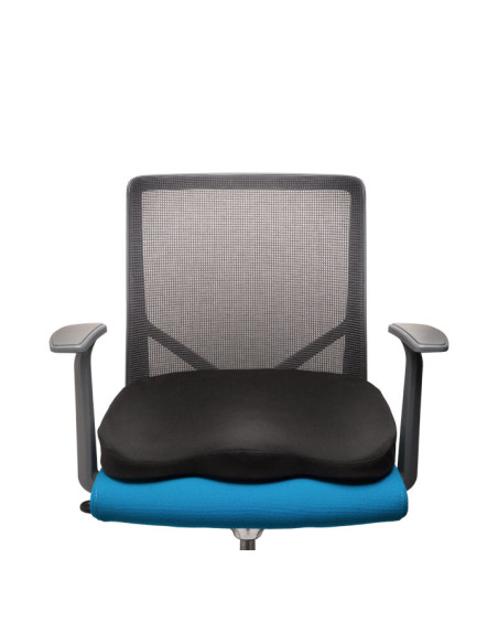 COJIN ERGONOMICO KENSINGTON ESPUMA VISCOELASTICA NEGRO