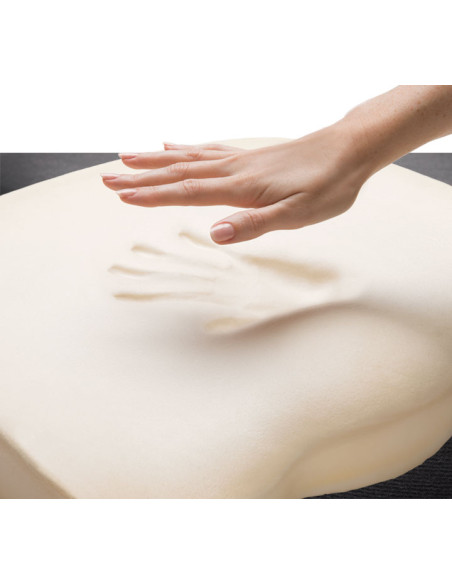 COJIN ERGONOMICO KENSINGTON ESPUMA VISCOELASTICA NEGRO