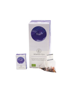 CAJA 18 BOLSITA PIRAMIDAL TÉ SEMPER TEA FRUIT