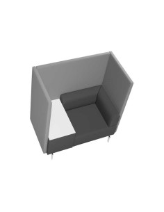 SOFÁ ROCADA SOFT SEATING INDIVIDUAL CON MESA 2