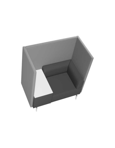 SOFÁ ROCADA SOFT SEATING INDIVIDUAL CON MESA