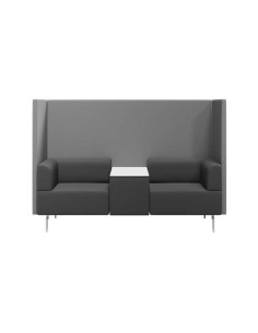 SOFÁ ROCADA SOFT SEATING DOBLE CON MESA 2
