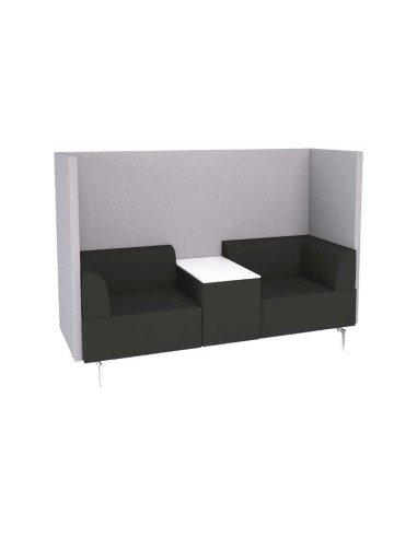 SOFÁ ROCADA SOFT SEATING DOBLE CON MESA