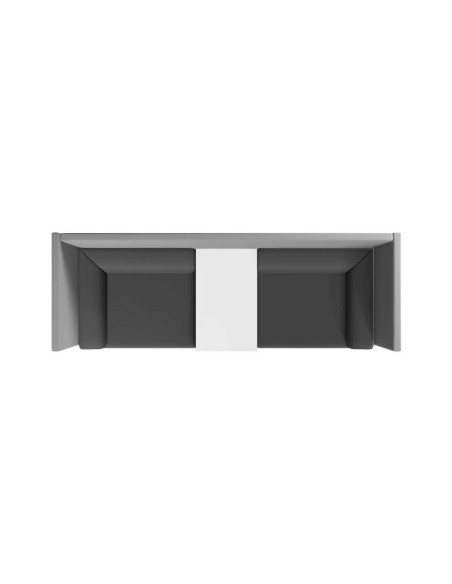 SOFÁ ROCADA SOFT SEATING DOBLE CON MESA
