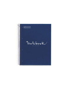 CUADERNO MIQUEL RIUS NOTEBOOK 1 ESPIRAL EMOTIONS 80h A4 5x5 INTENSOS