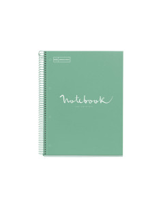 CUADERNO MIQUEL RIUS NOTEBOOK 1 ESPIRAL EMOTIONS 80h A4 5x5 PASTEL