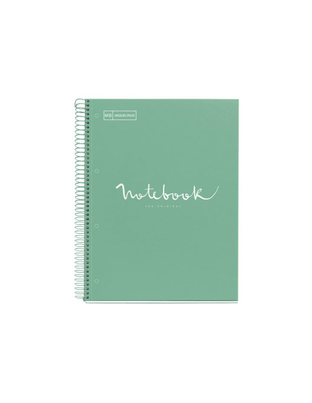 CUADERNO MIQUEL RIUS NOTEBOOK 1 ESPIRAL EMOTIONS 80h A4 5x5 PASTEL
