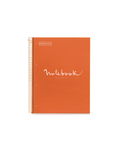 CUADERNO MIQUEL RIUS NOTEBOOK 1 ESPIRAL EMOTIONS 80h A4 5x5 INTENSOS