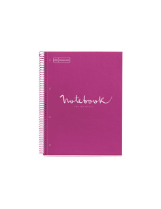 CUADERNO MIQUEL RIUS NOTEBOOK 1 ESPIRAL EMOTIONS 80h A4 5x5 INTENSOS