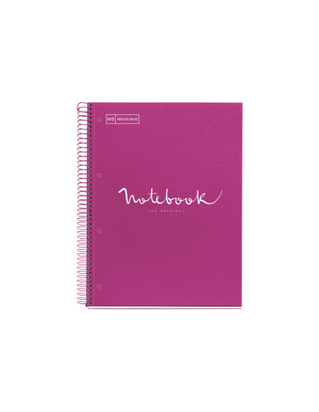 CUADERNO MIQUEL RIUS NOTEBOOK 1 ESPIRAL EMOTIONS 80h A4 5x5 INTENSOS