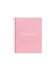 CUADERNO MIQUEL RIUS NOTEBOOK 1 ESPIRAL EMOTIONS 80h A4 5x5 PASTEL