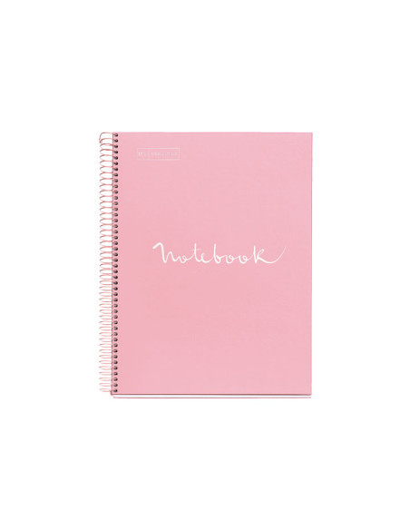 CUADERNO MIQUEL RIUS NOTEBOOK 1 ESPIRAL EMOTIONS 80h A4 5x5 PASTEL
