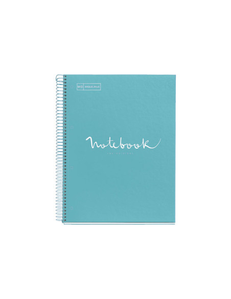 CUADERNO MIQUEL RIUS NOTEBOOK 1 ESPIRAL EMOTIONS 80h A4 HORIZONTAL PASTEL