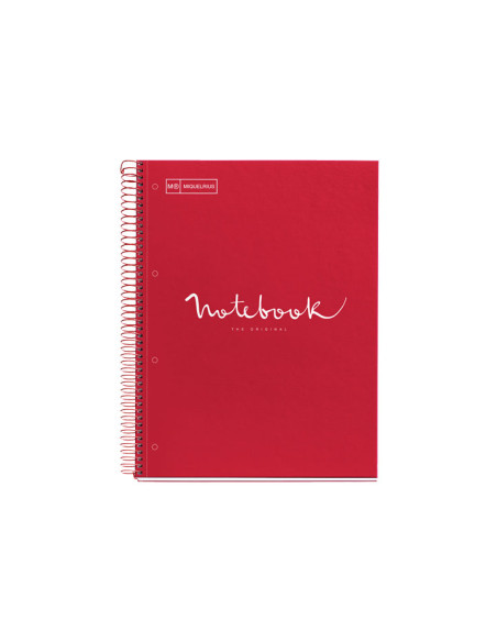CUADERNO MIQUEL RIUS NOTEBOOK 1 ESPIRAL EMOTIONS 80h A4 HORIZONTAL INTENSOS