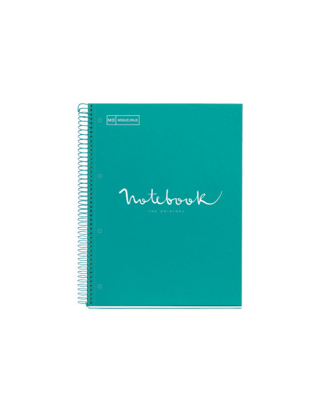 CUADERNO MIQUEL RIUS NOTEBOOK 1 ESPIRAL EMOTIONS 80h A4 HORIZONTAL PASTEL
