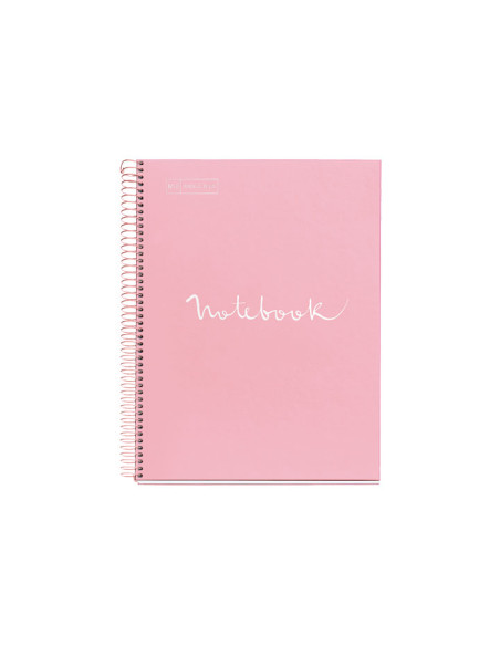 CUADERNO MIQUEL RIUS NOTEBOOK 1 ESPIRAL EMOTIONS 80h A4 HORIZONTAL PASTEL