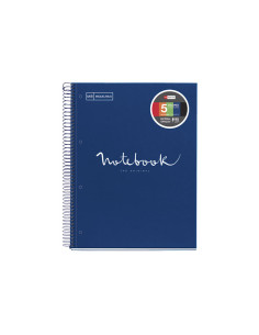 CUADERNO MIQUEL RIUS NOTEBOOK 5 EMOTIONS CARTÓN 120h A4 5x5 INTENSOS