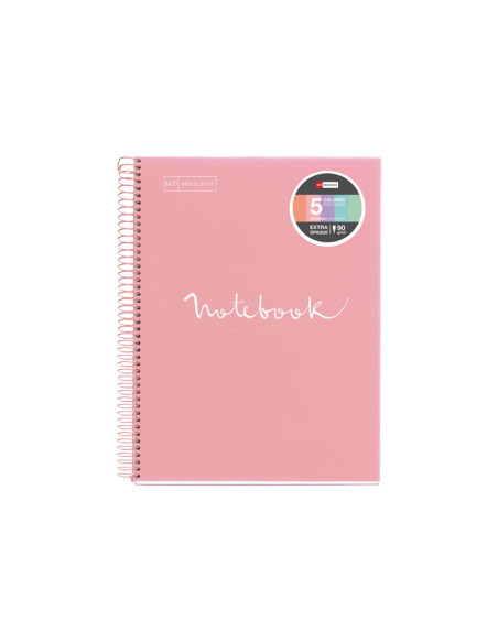 CUADERNO MIQUEL RIUS NOTEBOOK 5 EMOTIONS 120h A4 HORIZONTAL PASTEL