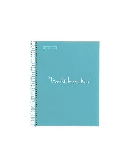 CUADERNO MIQUEL RIUS NOTEBOOK 1 POLIPROPILENO EMOTIONS 80h A4 5x5 PASTEL