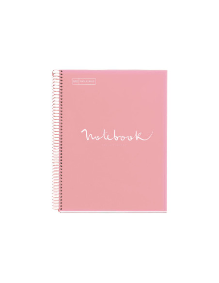 CUADERNO MIQUEL RIUS NOTEBOOK 1 POLIPROPILENO EMOTIONS 80h A4 5x5 PASTEL