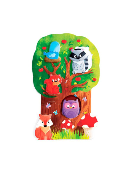 HEADU MI PRIMER PUZZLE DEL BOSQUE MONTESSORI 2-9 AÑOS
