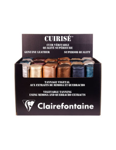 PORTATODO CLAIREFONTAINE CUIRISE 3x8 EXPOSITOR DE 24