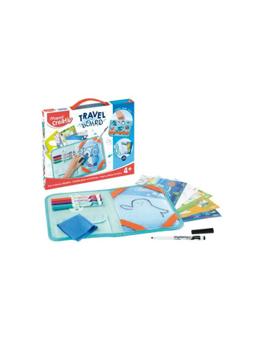 SET DE VIAJE MAPED CREATIV BOARD ACTIVITIES ANIMALES