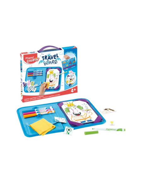 MAPED SET CREATIVO PIZARRA MAGNÉTICA 4 AÑOS