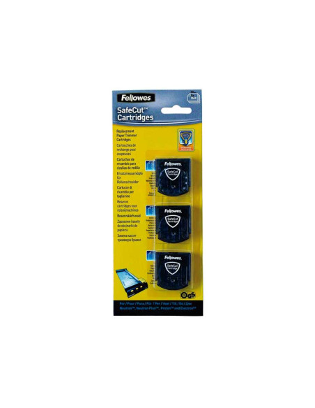 CUCHILLA de CORTE FELLOWES MICROPERFORADO PLEGADO Y ONDULADO set de 3