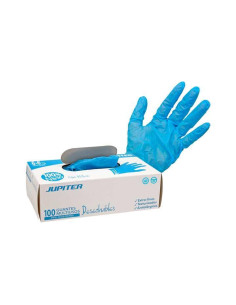 CAJA 100 GUANTES JÚPITER DE NITRILO TALLA 6 - 65