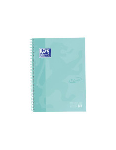 OXFORD CUADERNO TOUCH EUROPEANBOOK 1 WRITE&ERASE 80H A4 5X5MM MICROPERFORADO TEXTRADURA MENTA PASTEL