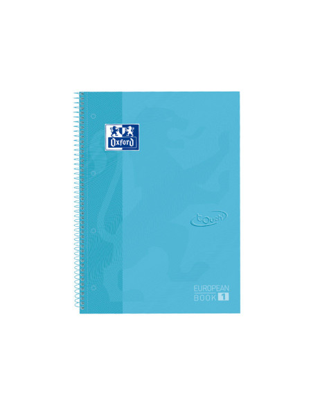 CUADERNO OXFORD EUROPEANBOOK 1 TOUCH A4 80h COLORES PASTEL