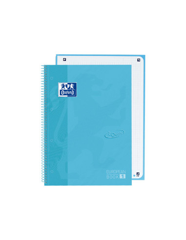 CUADERNO OXFORD EUROPEANBOOK 1 TOUCH A4 80h COLORES PASTEL