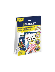 KIT MANLEY ARTIST PINTA CON PLANTILLAS