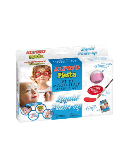 MAQUILLAJE ALPINO FIESTA LIQUID MAKE-UP 8 COLORES x 10gr