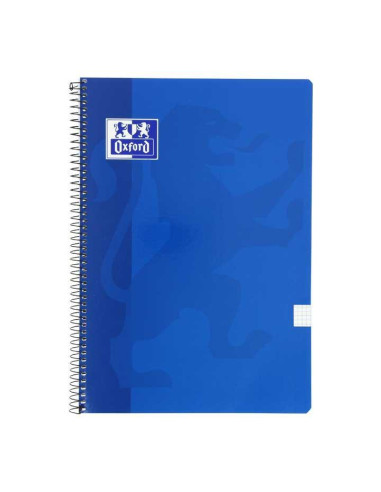 OXFORD CUADERNO ESPIRAL 80H FOLIO 4X4MM CMARGEN TAPA BLANDA PACK 41 UD COLORES VIVOS