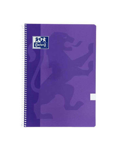 OXFORD CUADERNO ESPIRAL 80H FOLIO 4X4M CMARGEN TAPA BLANDA PACK 41 UD CSURTIDOS TENDENCIA