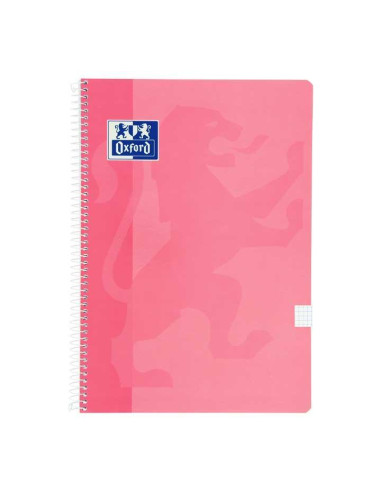 OXFORD CUADERNO ESPIRAL 80H FOLIO 4X4M CMARGEN TAPA BLANDA PACK 41 UD CSURTIDOS TENDENCIA