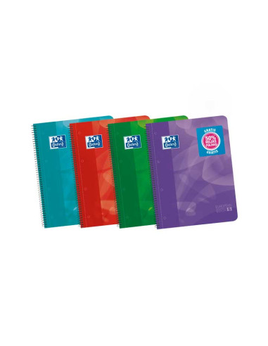 CUADERNO OXFORD EUROPEANBOOK 5 LAGOON A4 120h COLORES VIVOS