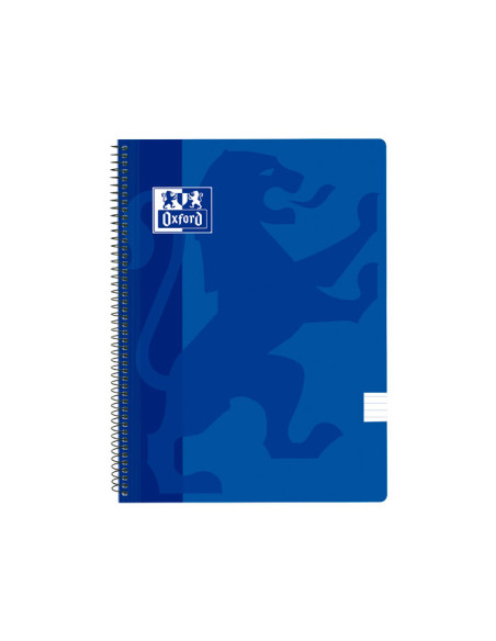 BLOC OXFORD SCHOOL CLASSIC tapa PP F 80h HORIZONTAL 90g AZUL