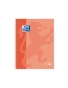 OXFORD CUADERNO CLASSIC EUROPEANBOOK 1 WRITE&ERASE 80H A4 5X5MM MICROPERFORADO TEXTRADURA MELOCOTON