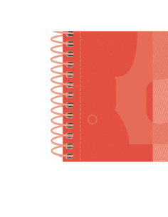 OXFORD CUADERNO CLASSIC EUROPEANBOOK 1 WRITE&ERASE 80H A4 5X5MM MICROPERFORADO TEXTRADURA MELOCOTON 2