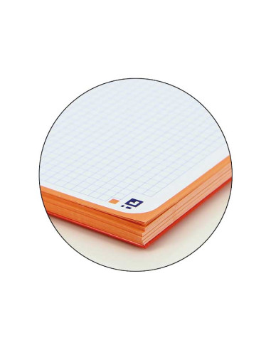 OXFORD CUADERNO CLASSIC EUROPEANBOOK 1 WRITE&ERASE 80H A4 5X5MM MICROPERFORADO TEXTRADURA MELOCOTON