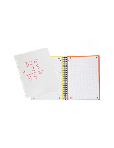 CUADERNO OXFORD EUROPEANBOOK 4 A4 WRITE&ERASE 120h 5x5