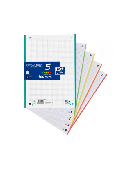 EXPOSITOR 10 CARPETAS OXFORD EUROPEANBINDER TOUCH A4 COLORES PASTEL 5x5 100h