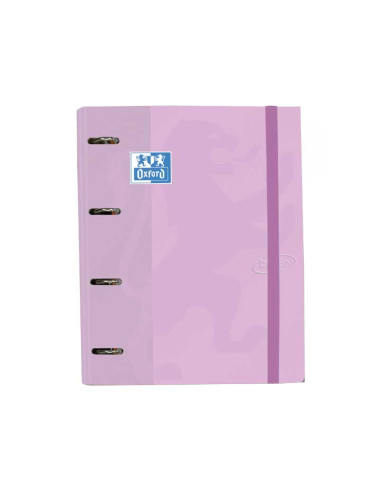 EXPOSITOR 10 CARPETAS OXFORD EUROPEANBINDER TOUCH A4 COLORES PASTEL 5x5 100h