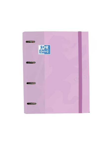 EXPOSITOR 10 CARPETAS OXFORD EUROPEANBINDER TOUCH A4 COLORES PASTEL 5x5 100h