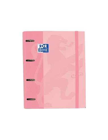 EXPOSITOR 10 CARPETAS OXFORD EUROPEANBINDER TOUCH A4 COLORES PASTEL 5x5 100h