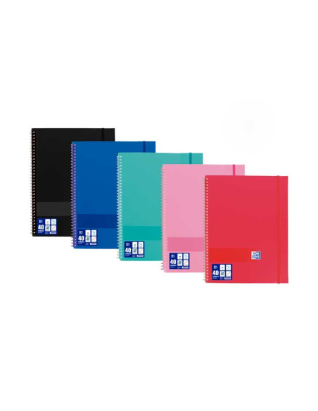CARPETA DE 30 FUNDAS OXFORD LIVE&GO A4 COLORES VIVOS