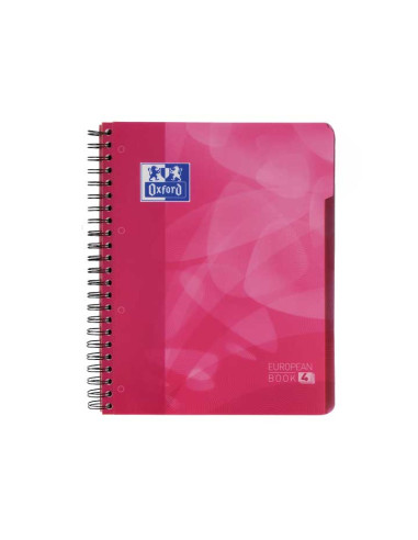 CUADERNO OXFORD EUROPEANBOOK 4 LAGOON CON 4 SEPARADORES A4 120h HORIZONTAL